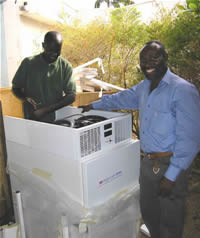 Solar Fridge Arrives